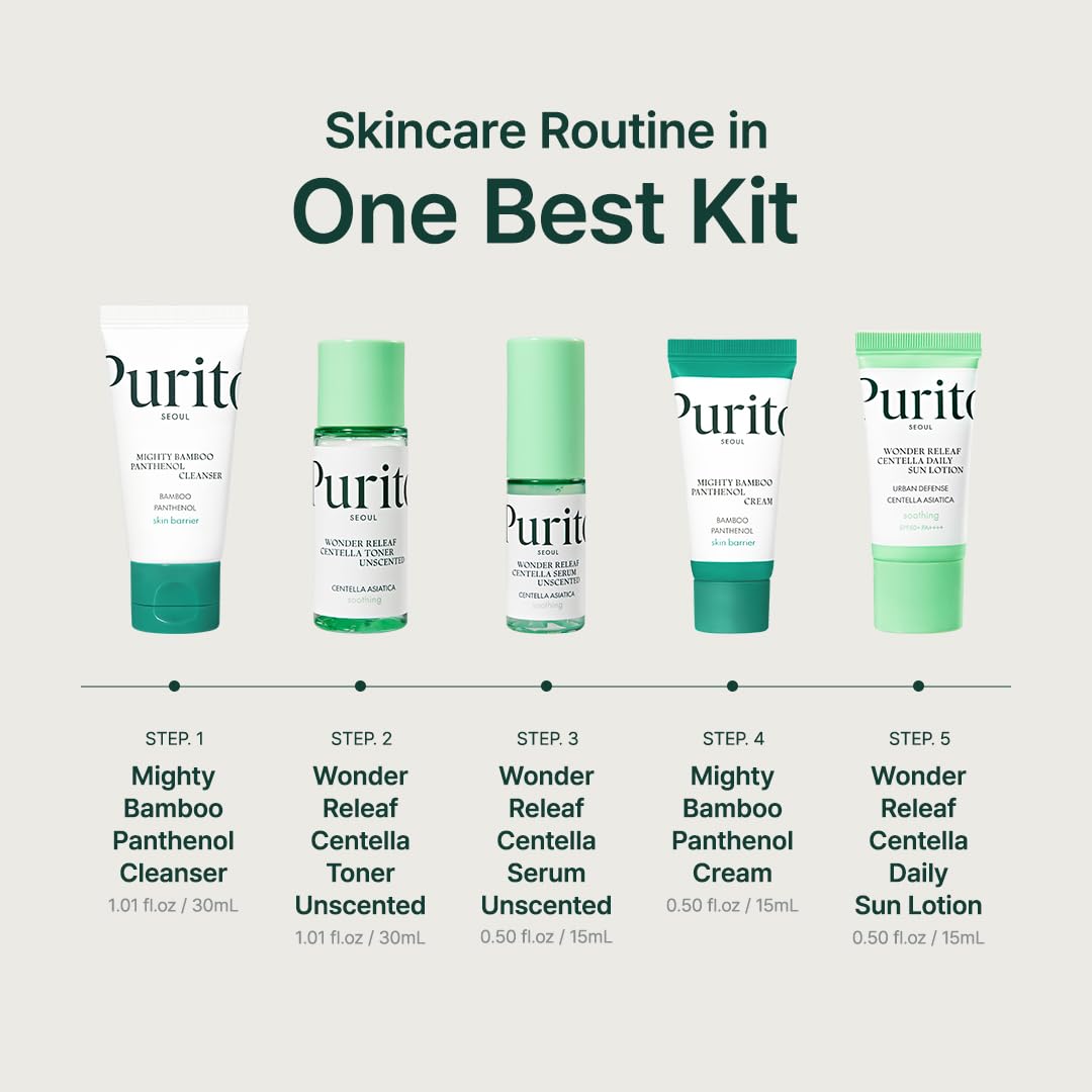 Purito SEOUL Best Kit all-skin-types label indicates suitability for every skin type