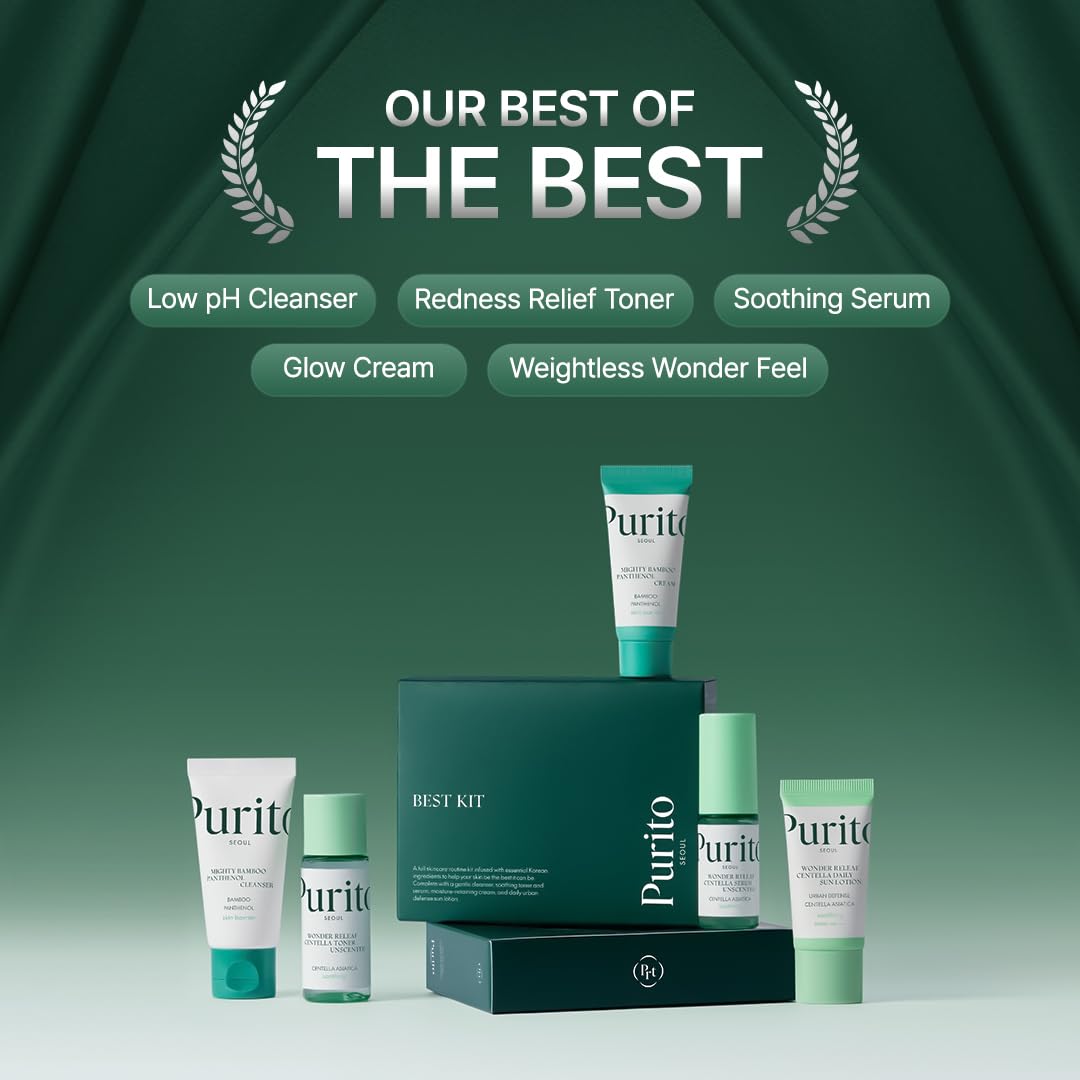 Purito SEOUL Best Kit cream reveals fragrance-free moisturizer for moisture and comfort