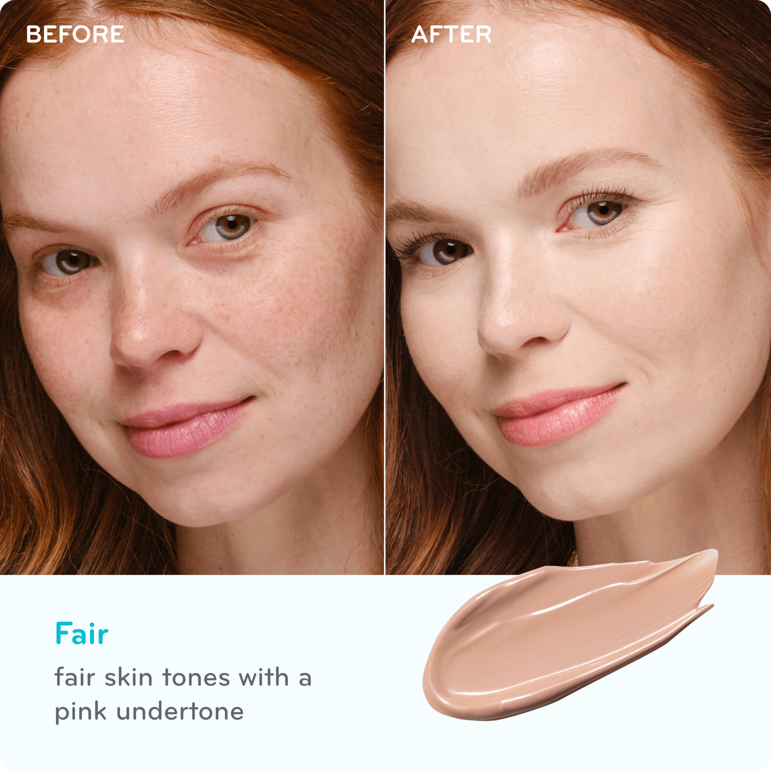 purlisse Perfect Glow BB Cream application shot demonstrates easy blending