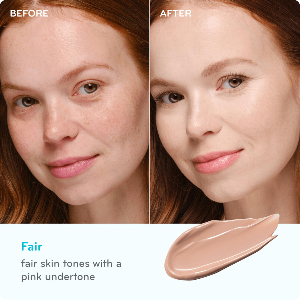 purlisse Perfect Glow BB Cream application shot demonstrates easy blending