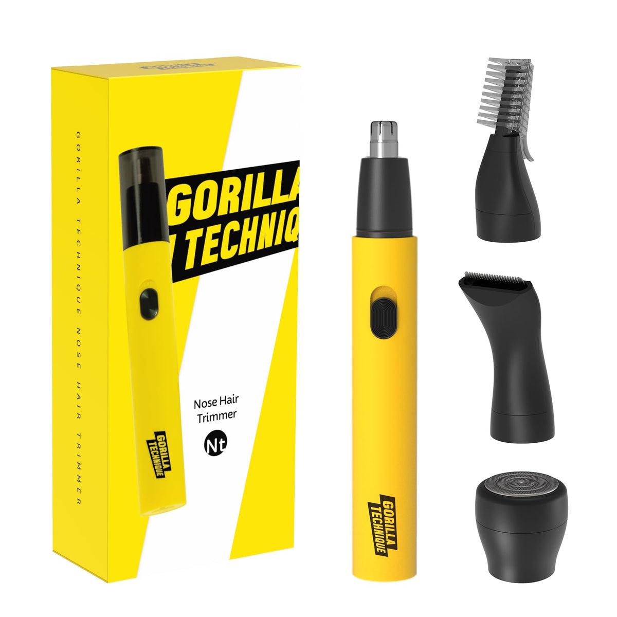Purple Gorilla Gorilla Technique nose trimmer front view for quick, precise grooming.