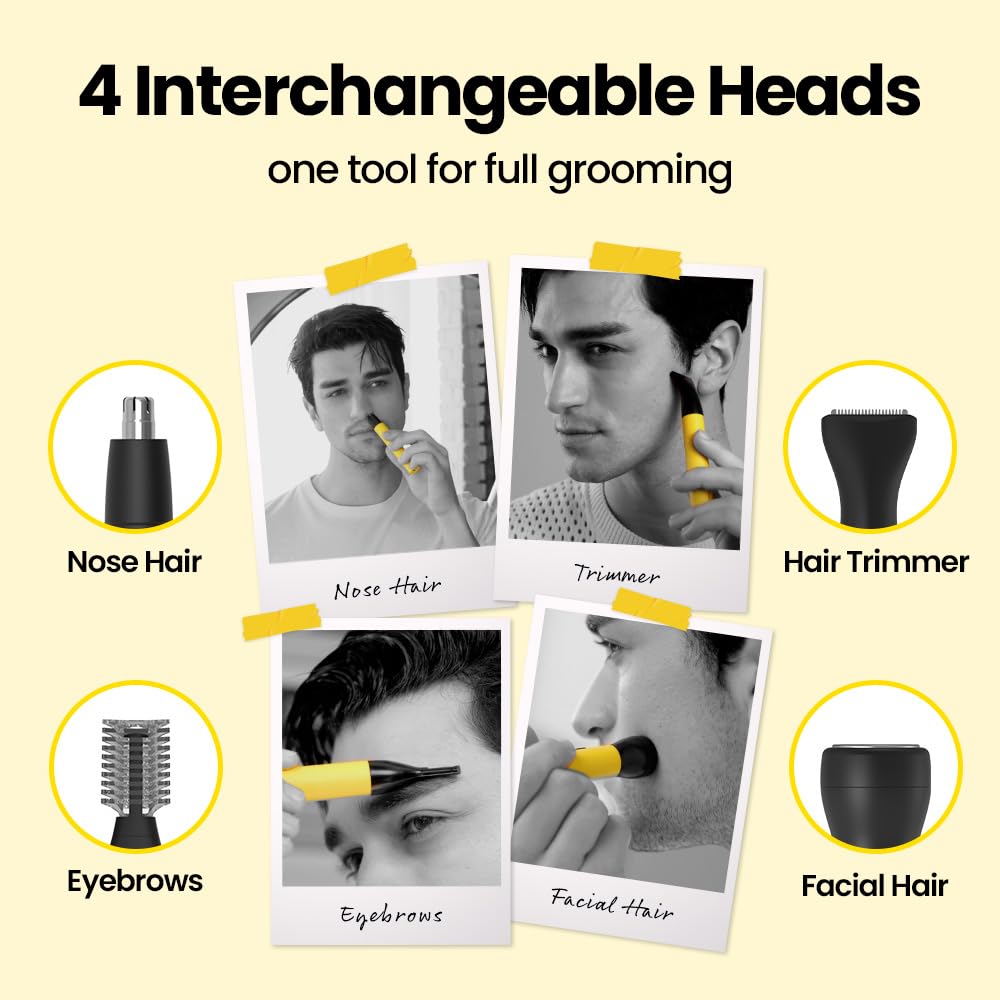 Purple Gorilla Gorilla Technique nose trimmer travel-ready pocketable design for trips.