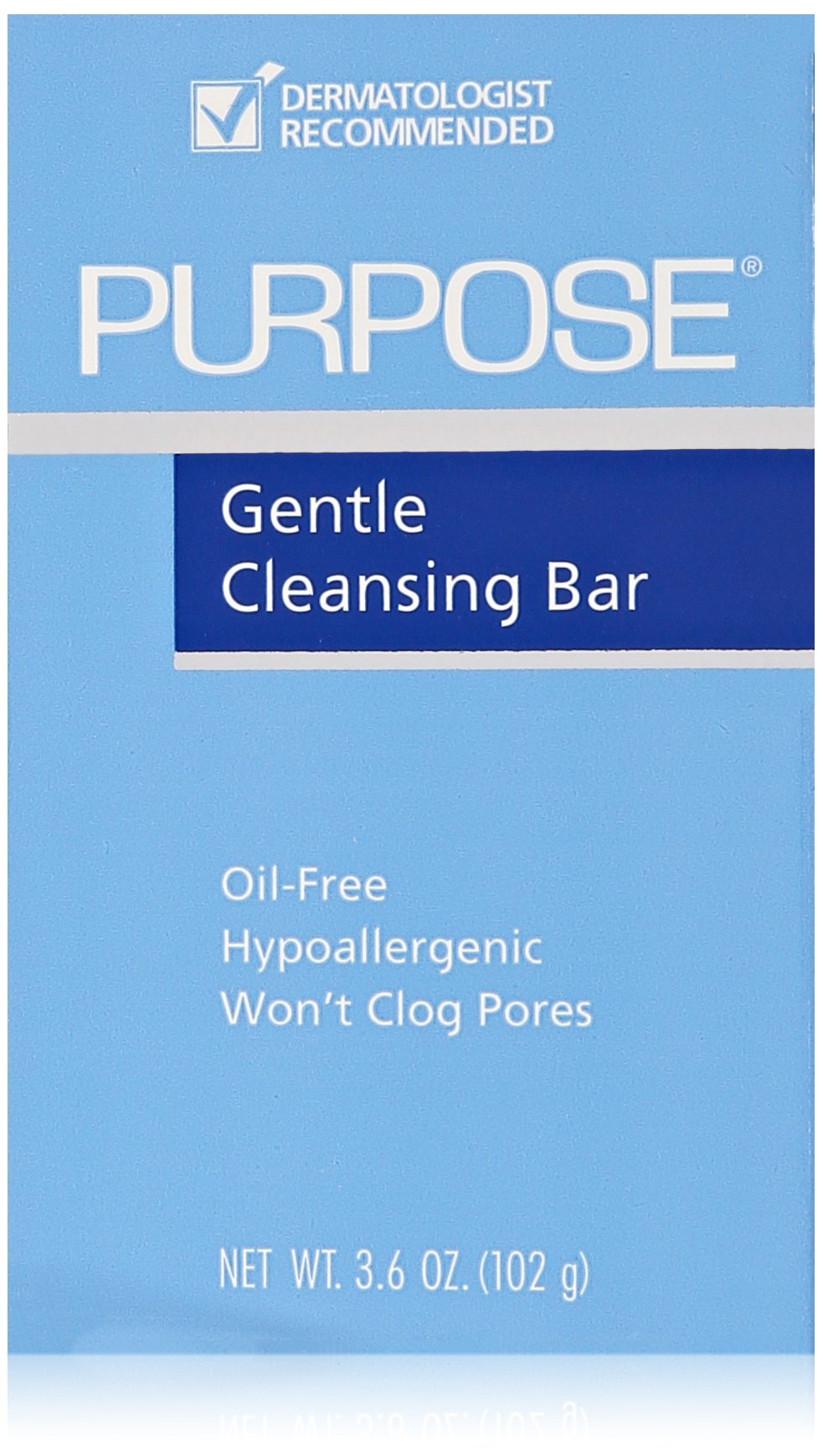 PURPOSE Gentle Cleansing Bar closeup reveals rich lather for gentle cleansing.