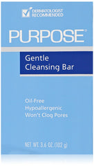 PURPOSE Gentle Cleansing Bar closeup reveals rich lather for gentle cleansing.