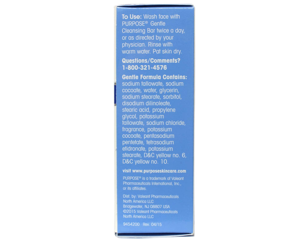 Purpose Gentle Cleansing Bar soft-skin-finish after wash for comfortable feel