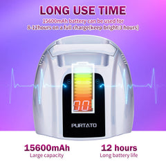 Purtato cordless nail lamp; portable design for on-the-go manicures.
