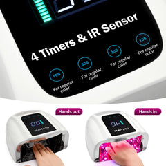 Purtato lamp cordless design with built in battery and long runtime.