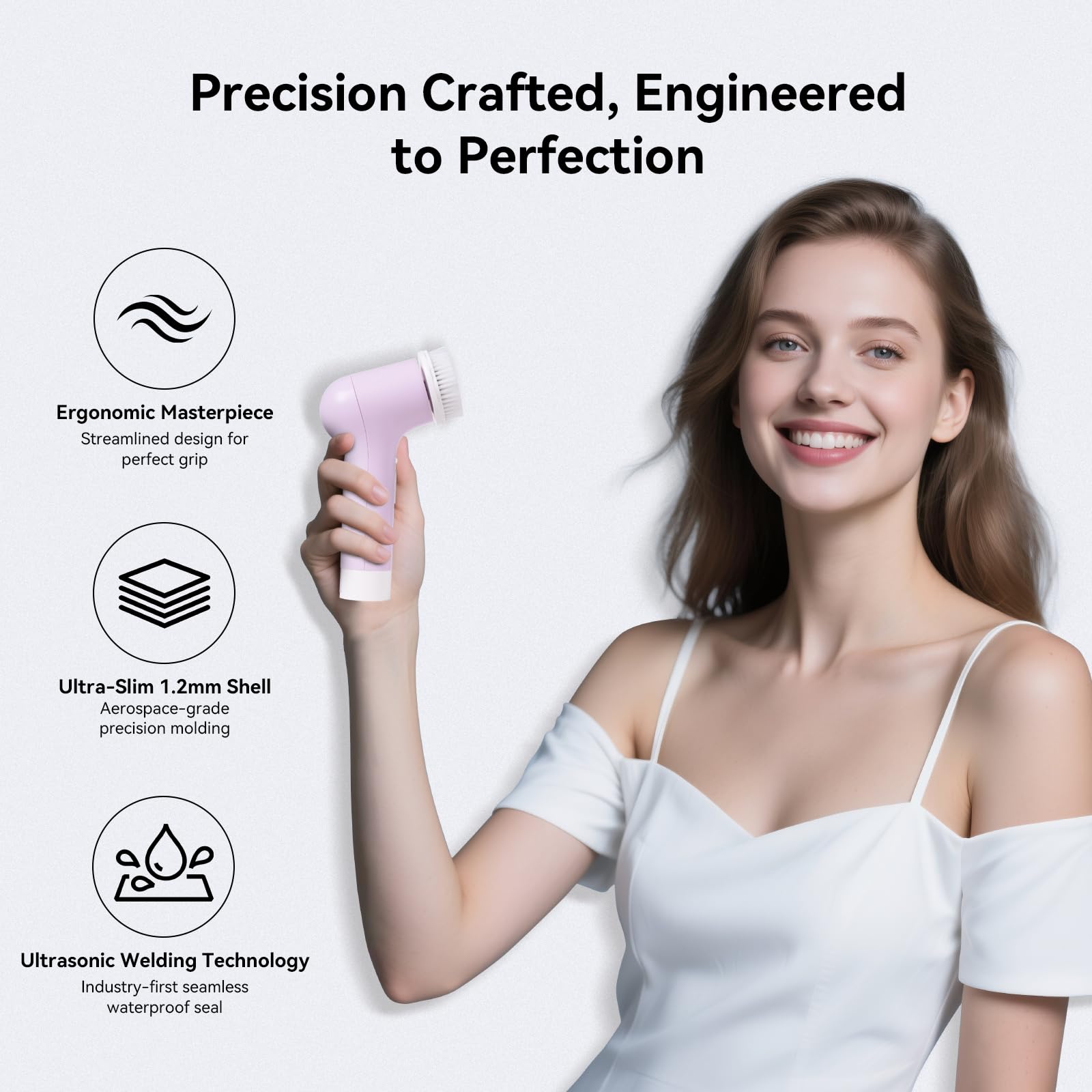 PURTIF sleek grip design supports daily skincare routines.
