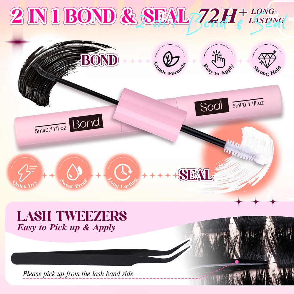 PVDKIW DIY lash-extension kit for at-home practice.