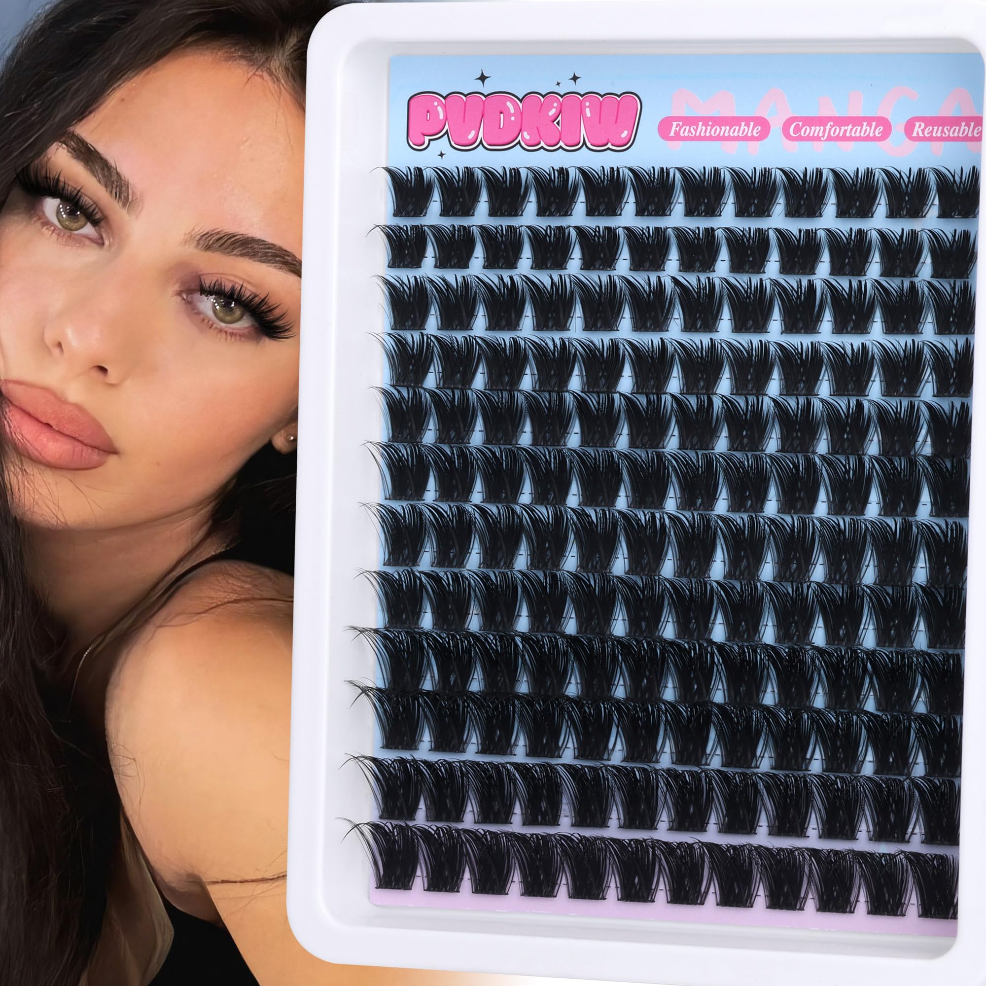 PVDKIW soft-band lashes for comfortable all day wear