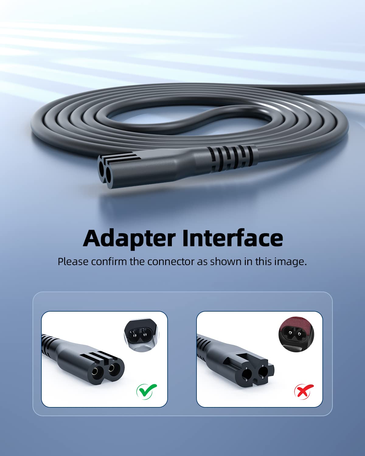 Pwept 4V charger for Wahl 8591 port ensures quick top-up on the go.