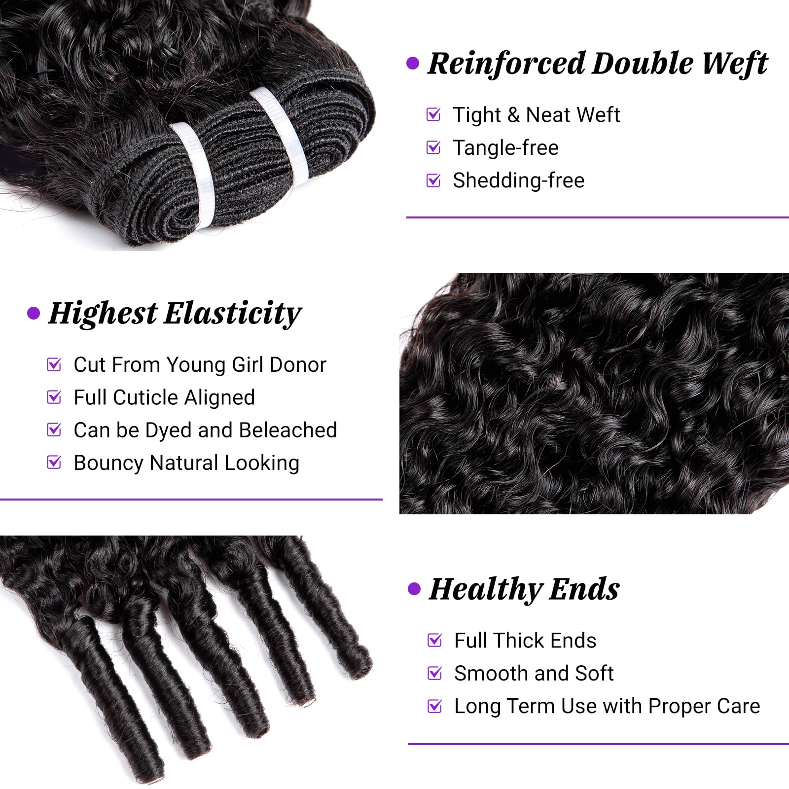 PXCPXC Burmese curly bundles 22-inch full-volume look and bounce