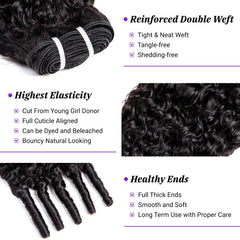 PXCPXC Burmese curly bundles 22-inch full-volume look and bounce