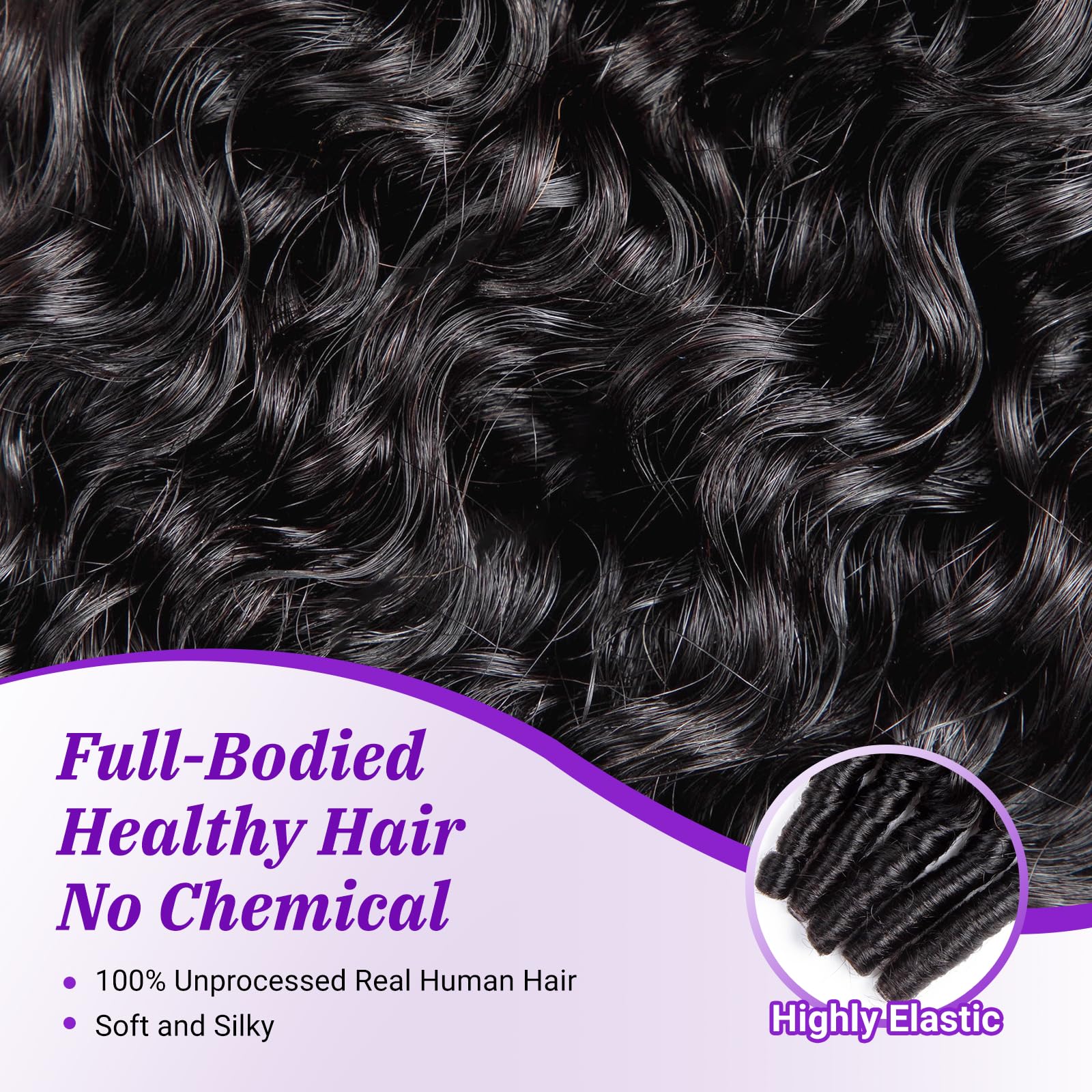 PXCPXC Burmese curly bundles 20-inch soft silky texture for easy blending