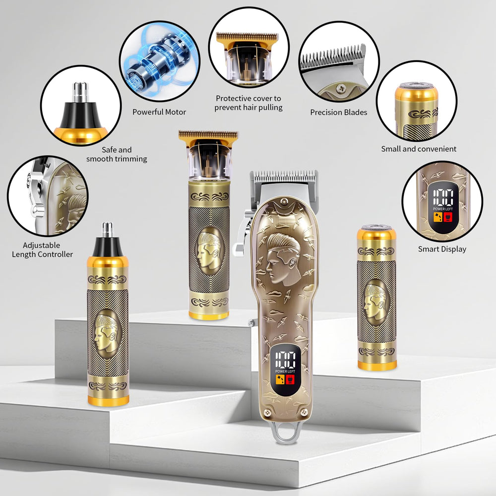 PXLISIE T-shaped sideburn trimmer detail for sharp lines
