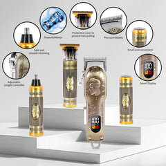 PXLISIE T-shaped sideburn trimmer detail for sharp lines