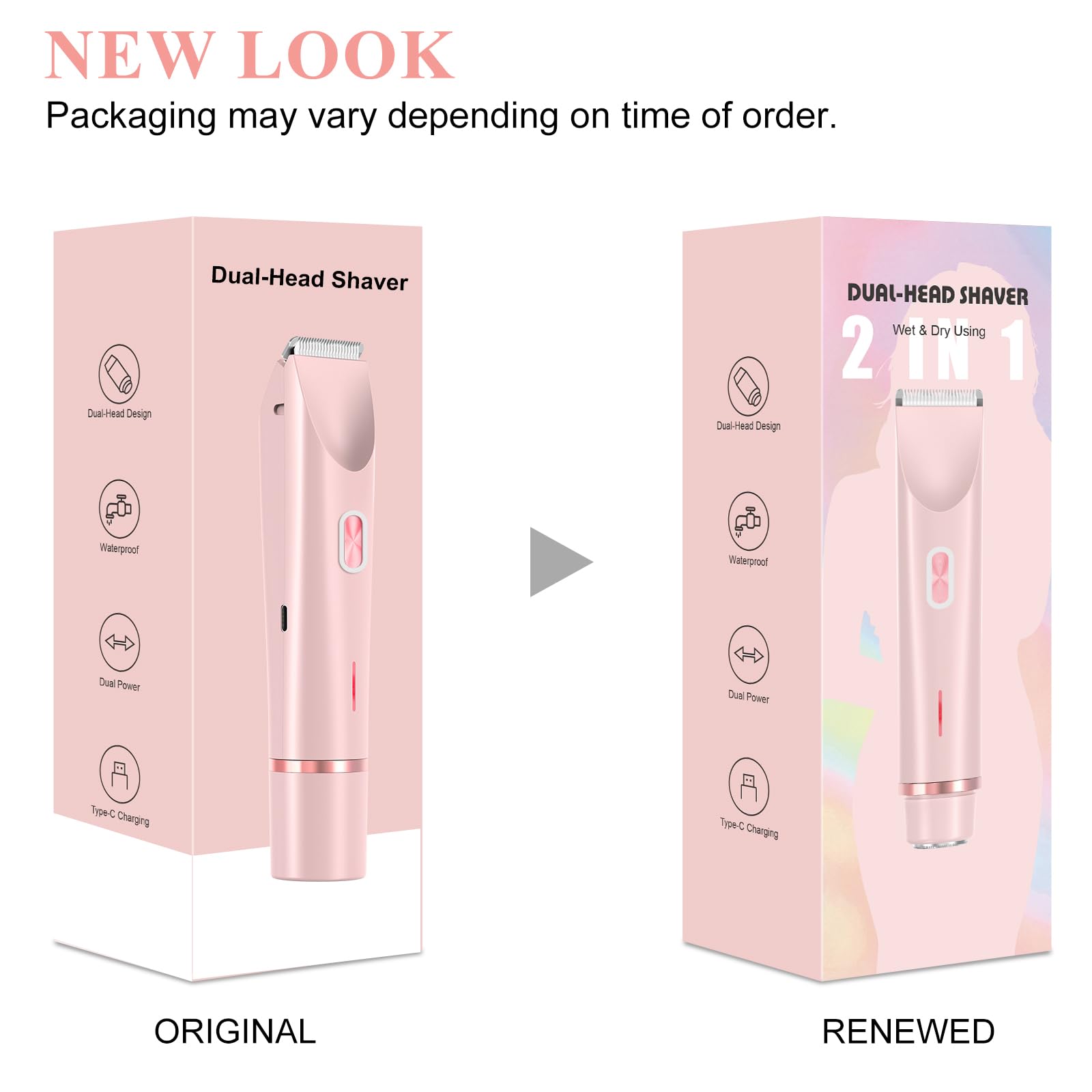 PYATE bikini trimmer hypoallergenic ceramic blades for sensitive skin