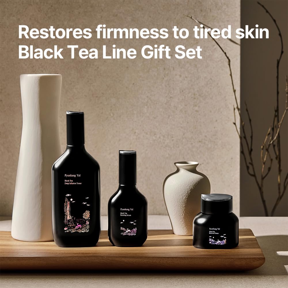 Pyunkang Yul Black Tea Inriched Cream tube for deep nourishment and comfort.