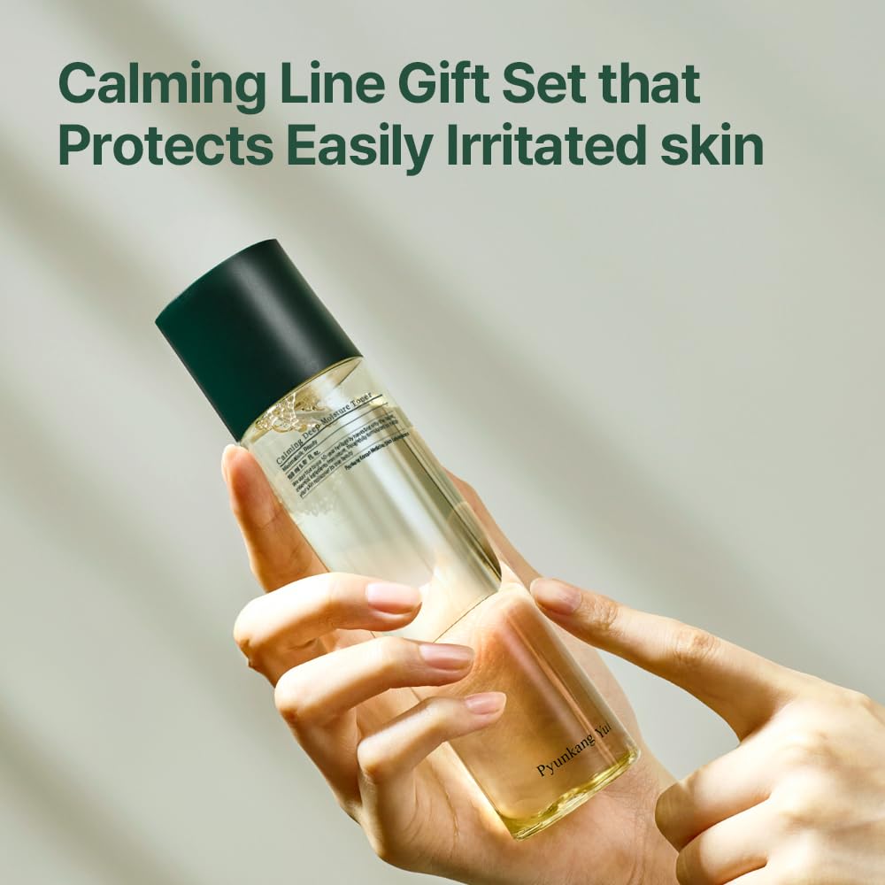 Pyunkang Yul Calming serum dropper highlights lightweight hydration