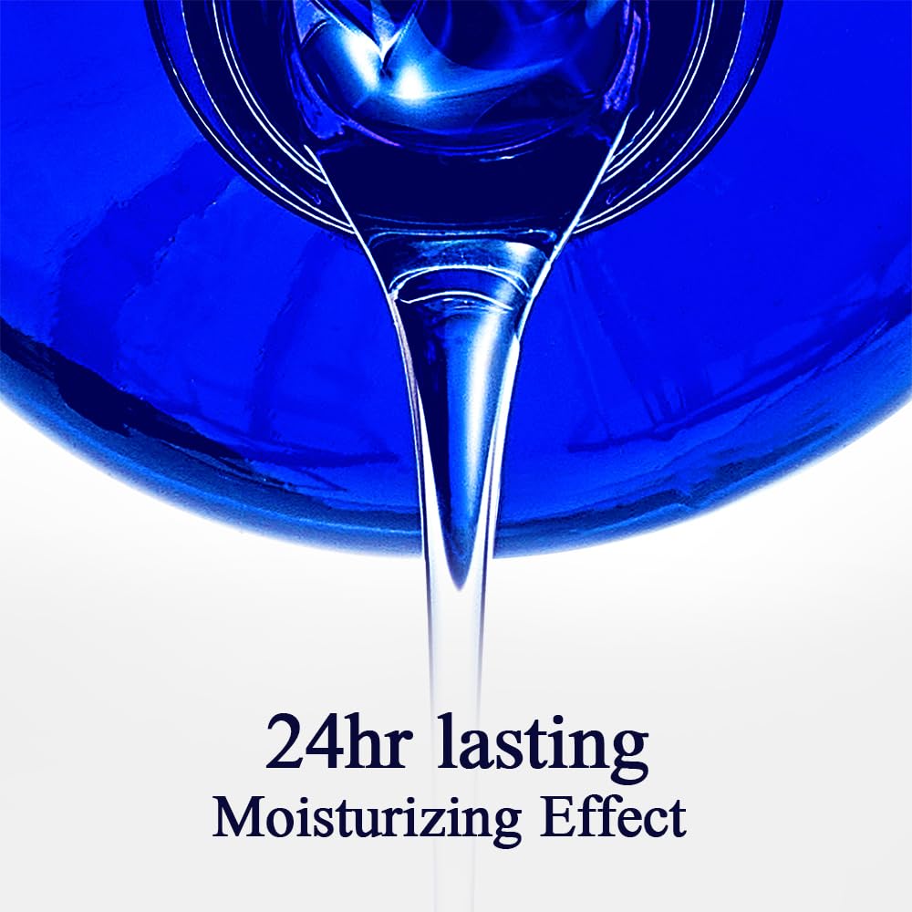 Pyunkang Yul Essence Toner drops on hand illustrate even distribution.