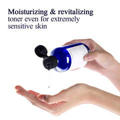 Pyunkang Yul Essence Toner texture on hand reveals quick-absorbing hydration.