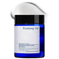 Pyunkang Yul Moisture Cream jar closeup showing rich hydration texture