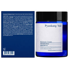 Pyunkang Yul Moisture Cream jar open to reveal creamy formula