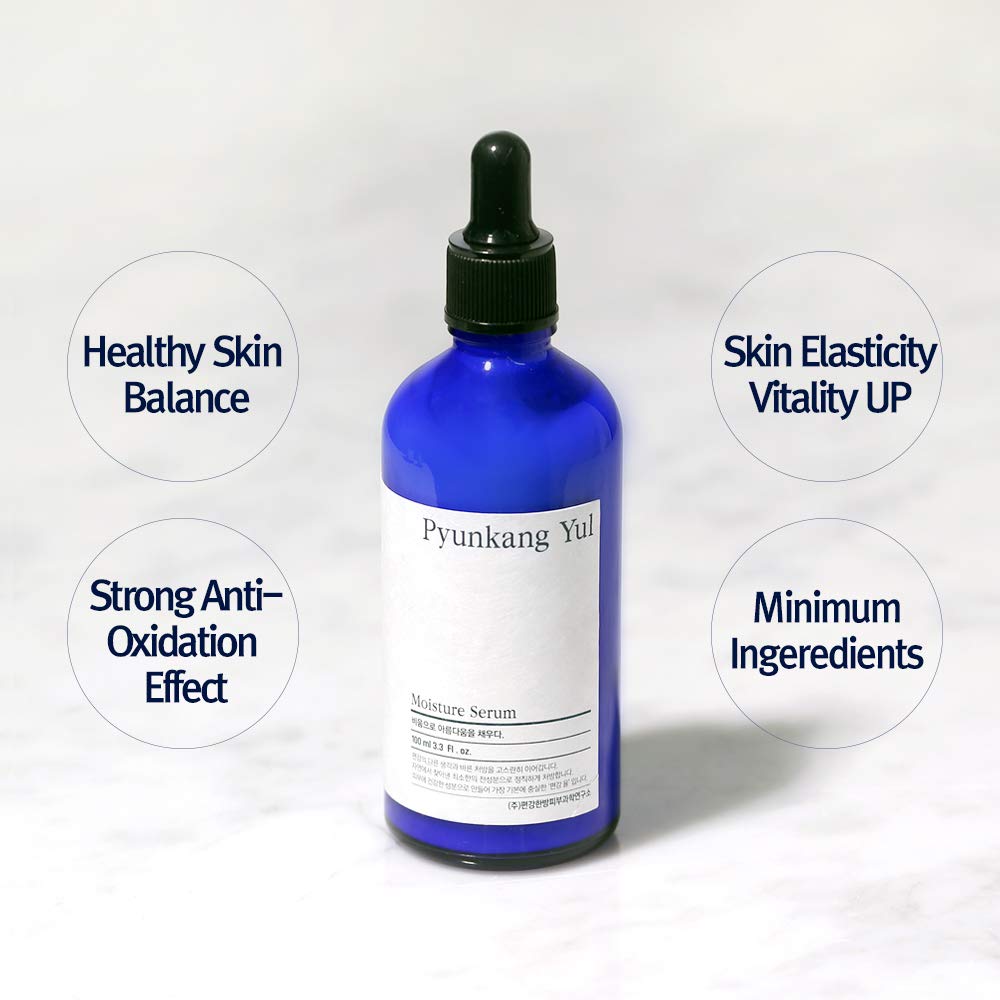 Pyunkang Yul Moisture Serum olive-oil-balance shows balanced hydration for oily skin