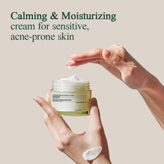 PKY Calming Moisture Barrier Cream bottle front shows clean Korean skincare design