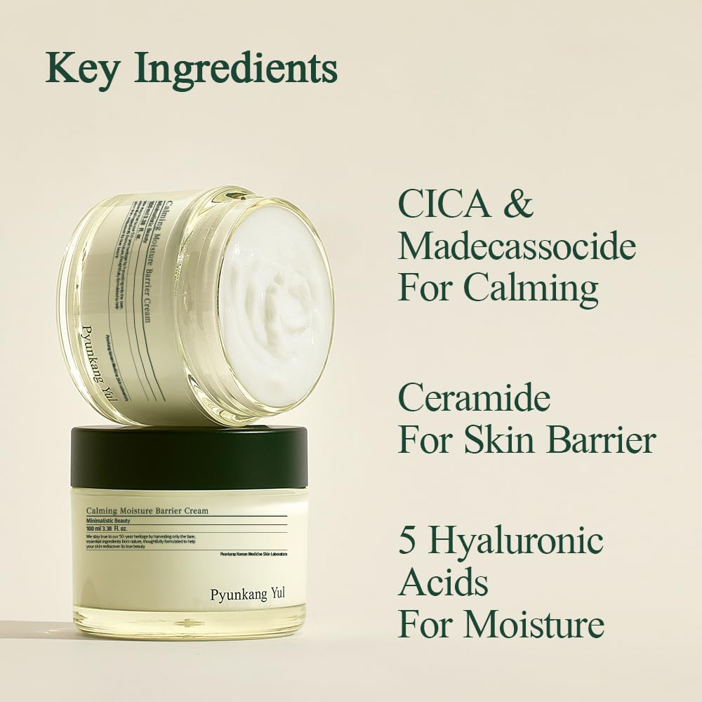 Cica and Madecassoside calm irritated areas without heaviness