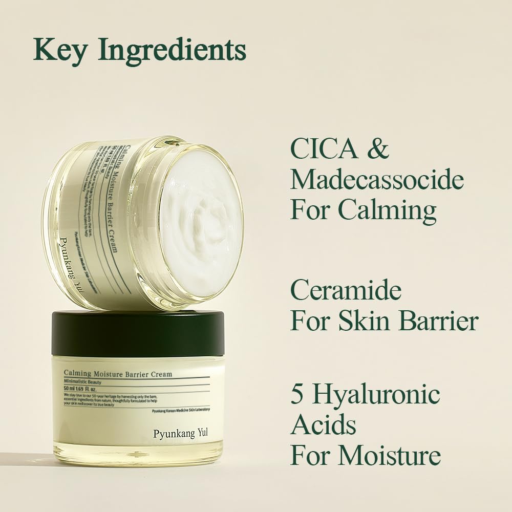 Pyunkang Yul PKY Calming Moisture Barrier Cream texture closeup – non-sticky hydration