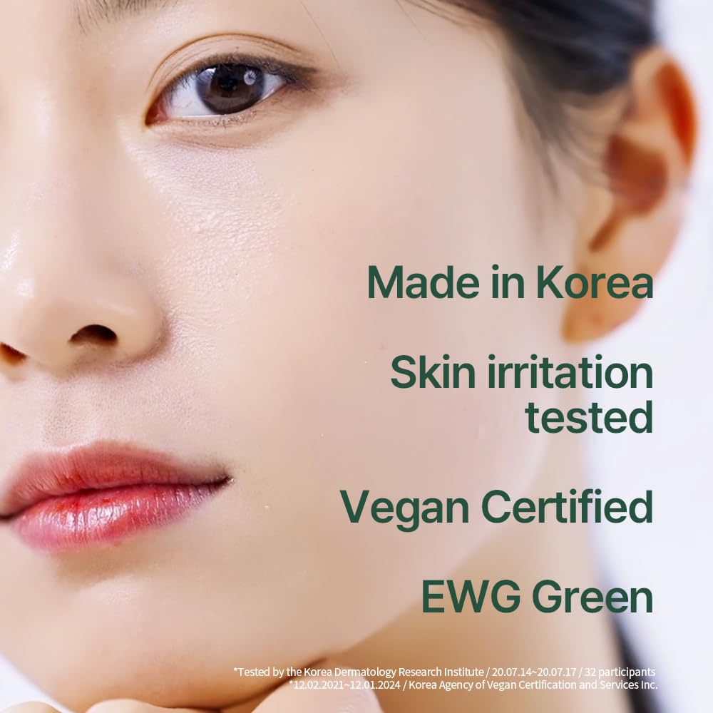 Pyunkang Yul PKY Ceramide Calming Mask Pack on skin reveals refreshed, hydrated-looking appearance.