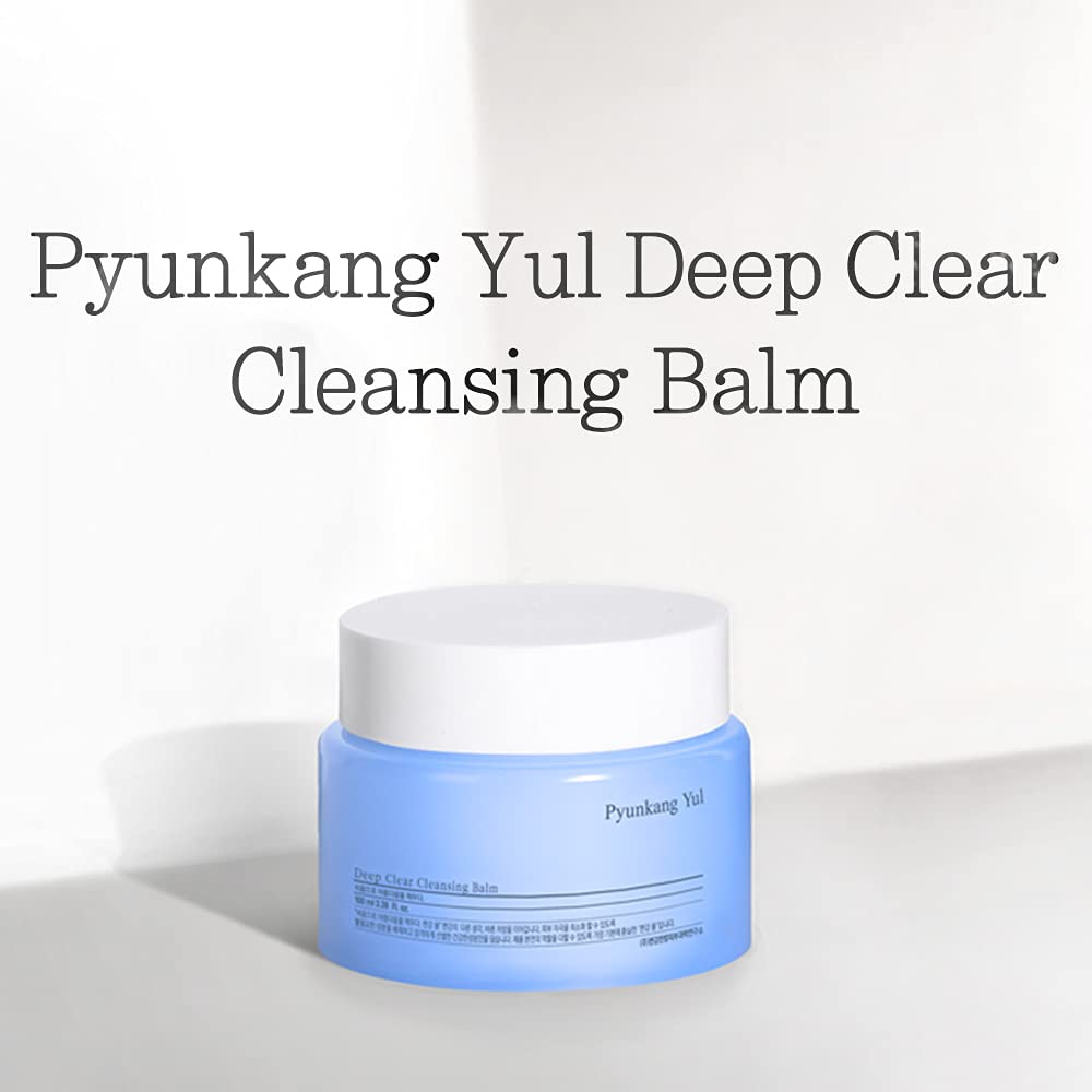 Smooth texture of Pyunkang Yul cleansing balm transforming into oil, enhancing cleansing experience.