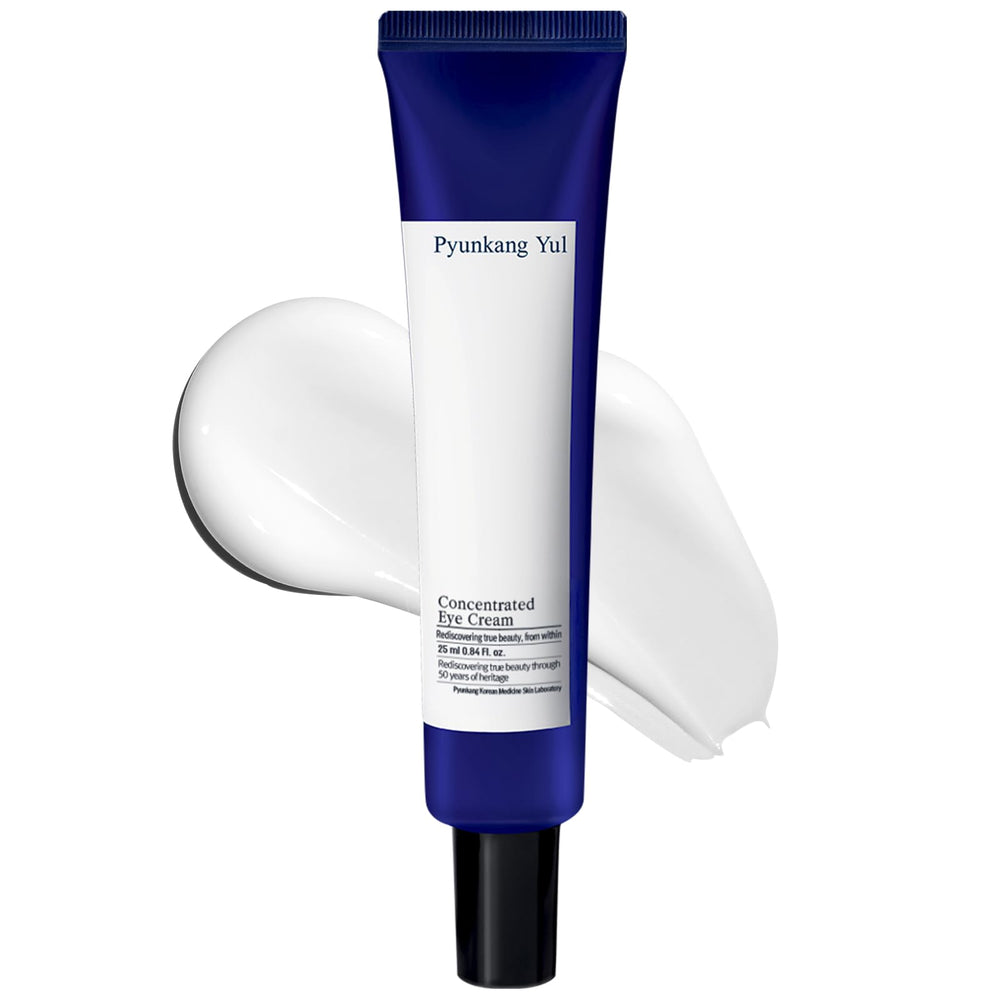 Pyunkang Yul PKY Eye Cream tube closeup showing rich hydration for delicate eye area