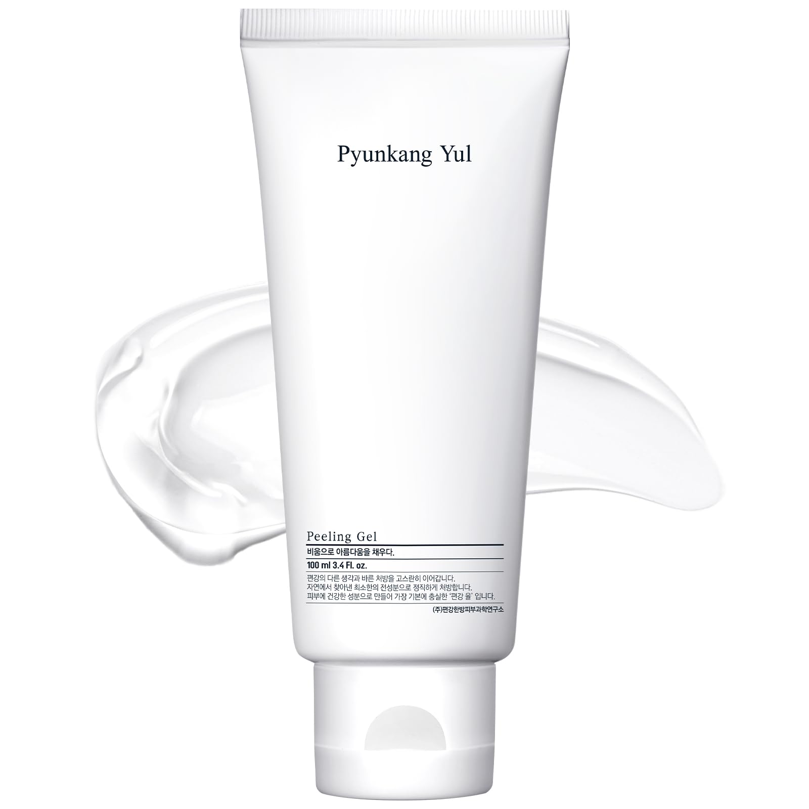 Pyunkang Yul PKY Peeling Gel on hand applying gentle exfoliation for clear skin