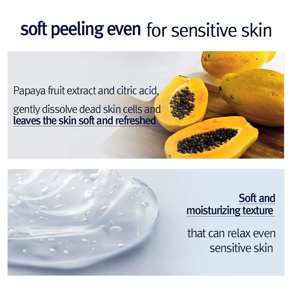 Pyunkang Yul PKY Peeling Gel showing hyaluronic acid hydration effect