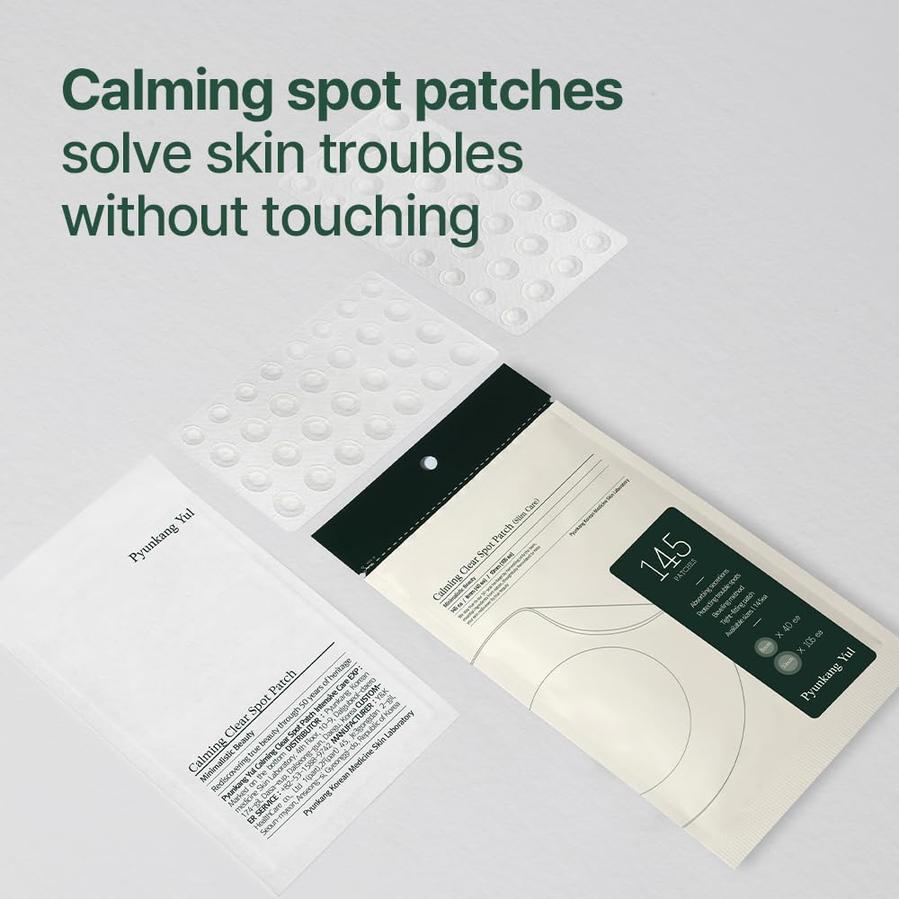 Pyunkang Yul PKY patch on skin closeup highlights invisible fit