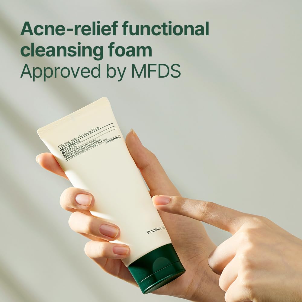 Pyunkang Yul cleanser tea tree extract promotes soothing oil control.
