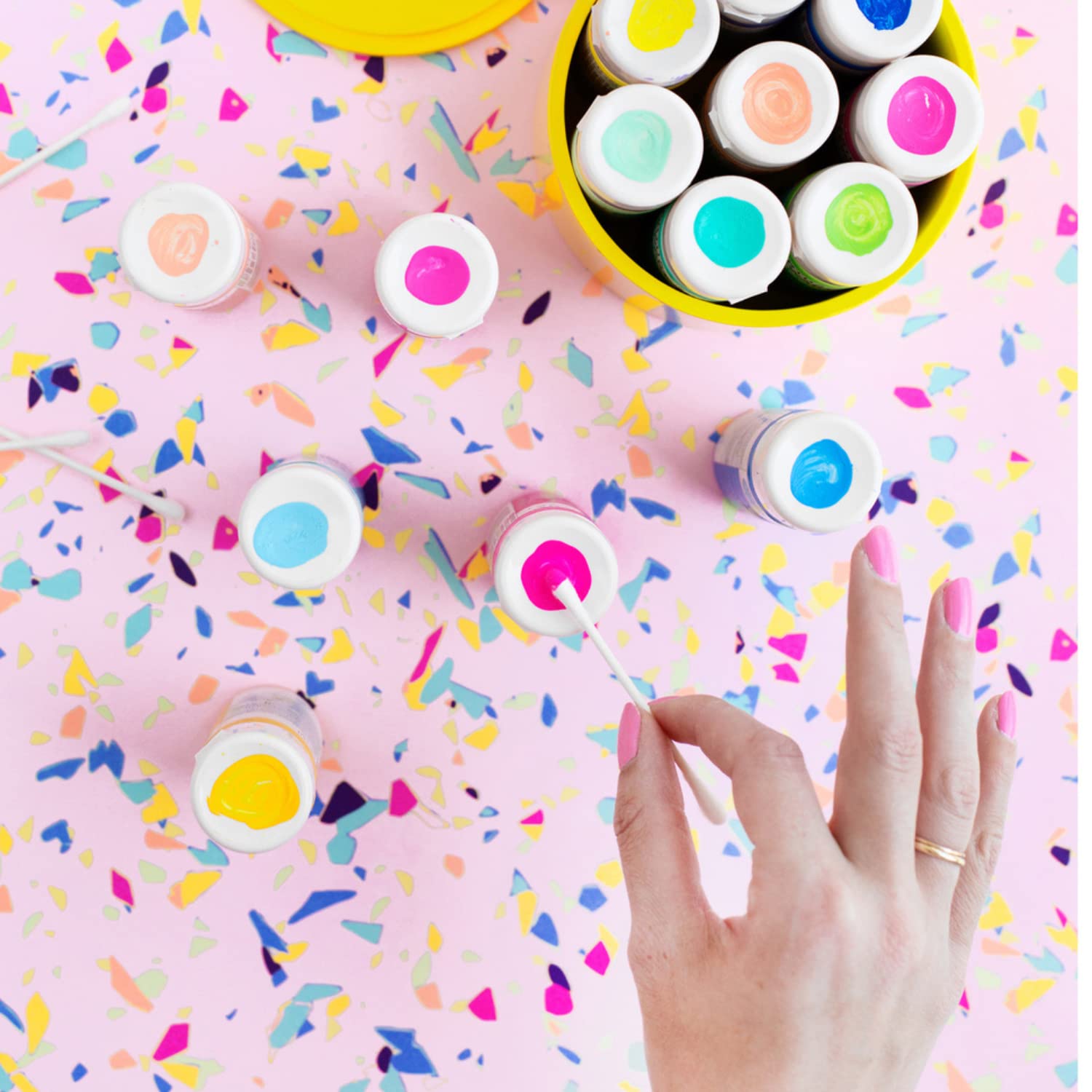 Q-tips cotton swabs for arts and crafts precision painting.