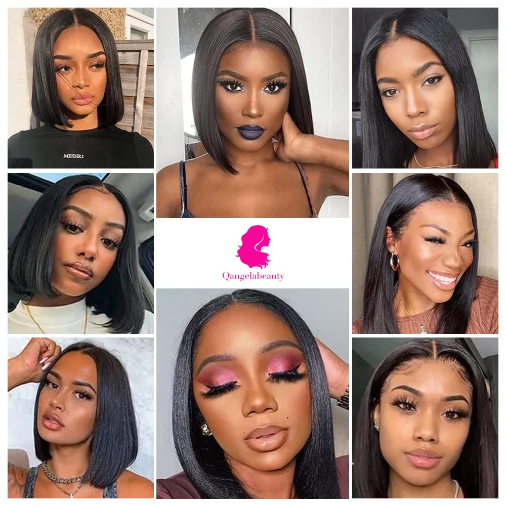 Qangelabeauty 13x4 lace front with adjustable straps ensures secure fit.