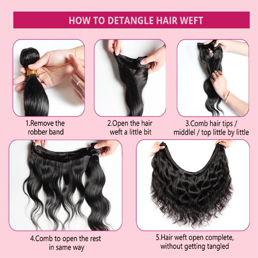 Qanlynny natural black hair bundles packaging ready for styling and quick wear.