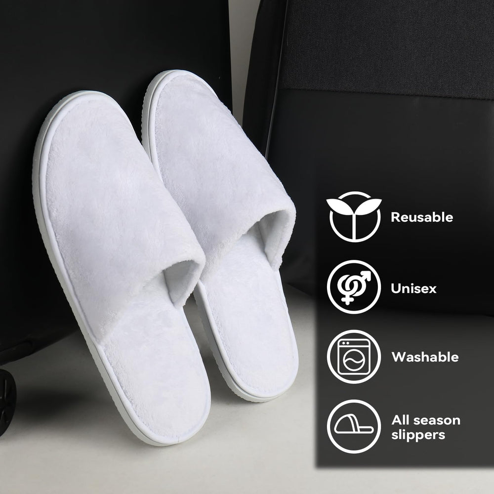 QatmMkt plush velvet upper slippers ultra-light indoor comfort at home