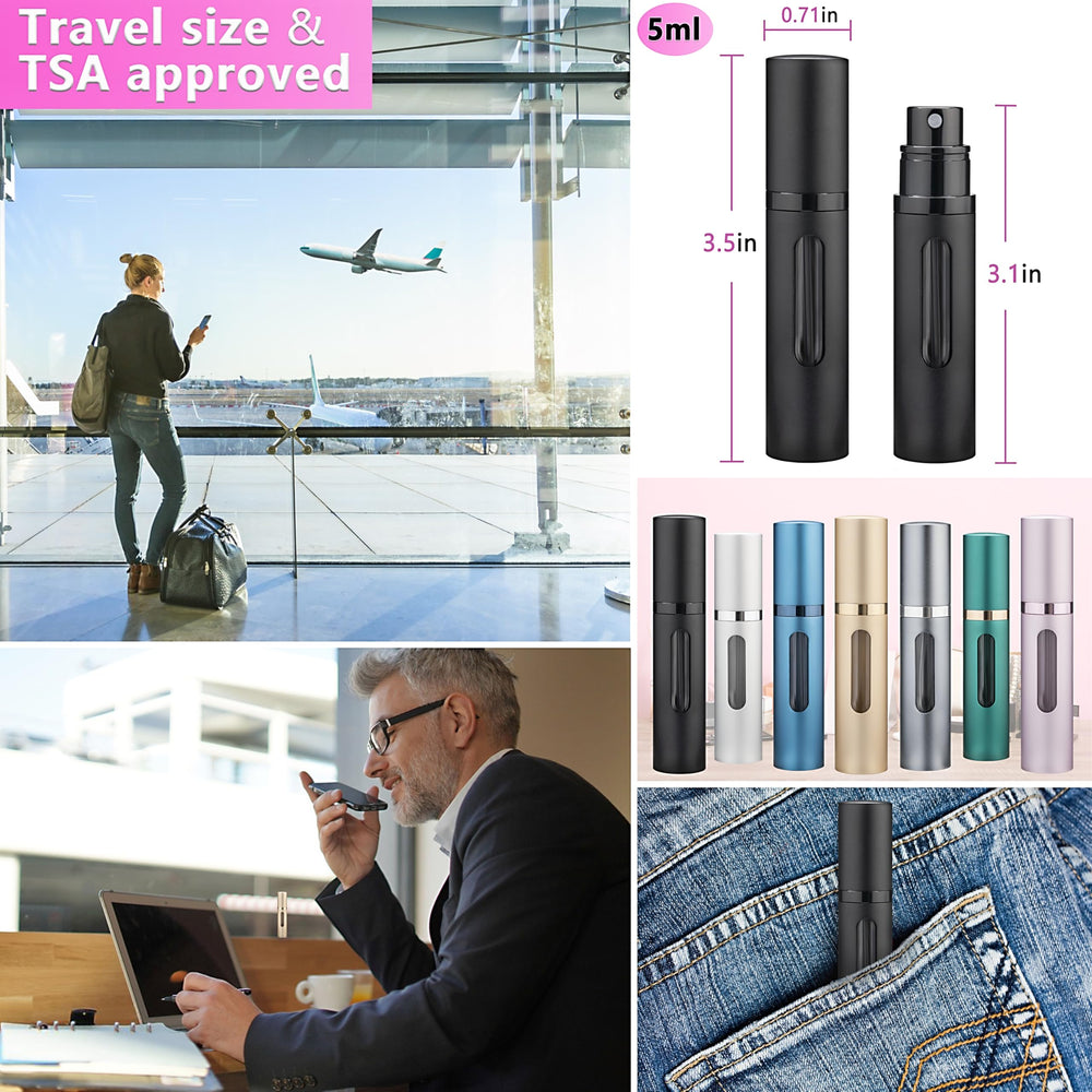 Qavhun compact 5ml bottle fits in pockets and purses.