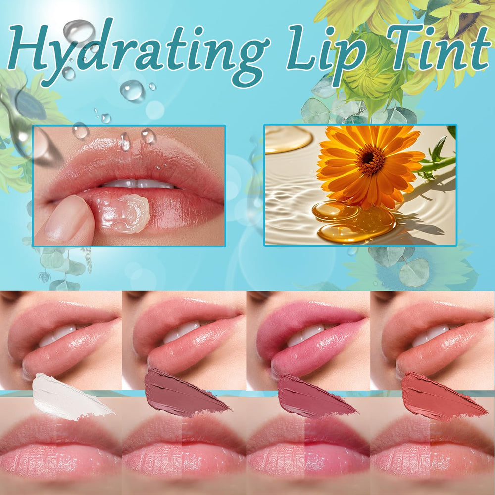 Qawnfy cherry seed oil moisturizing lip gloss delivers deep nourishment