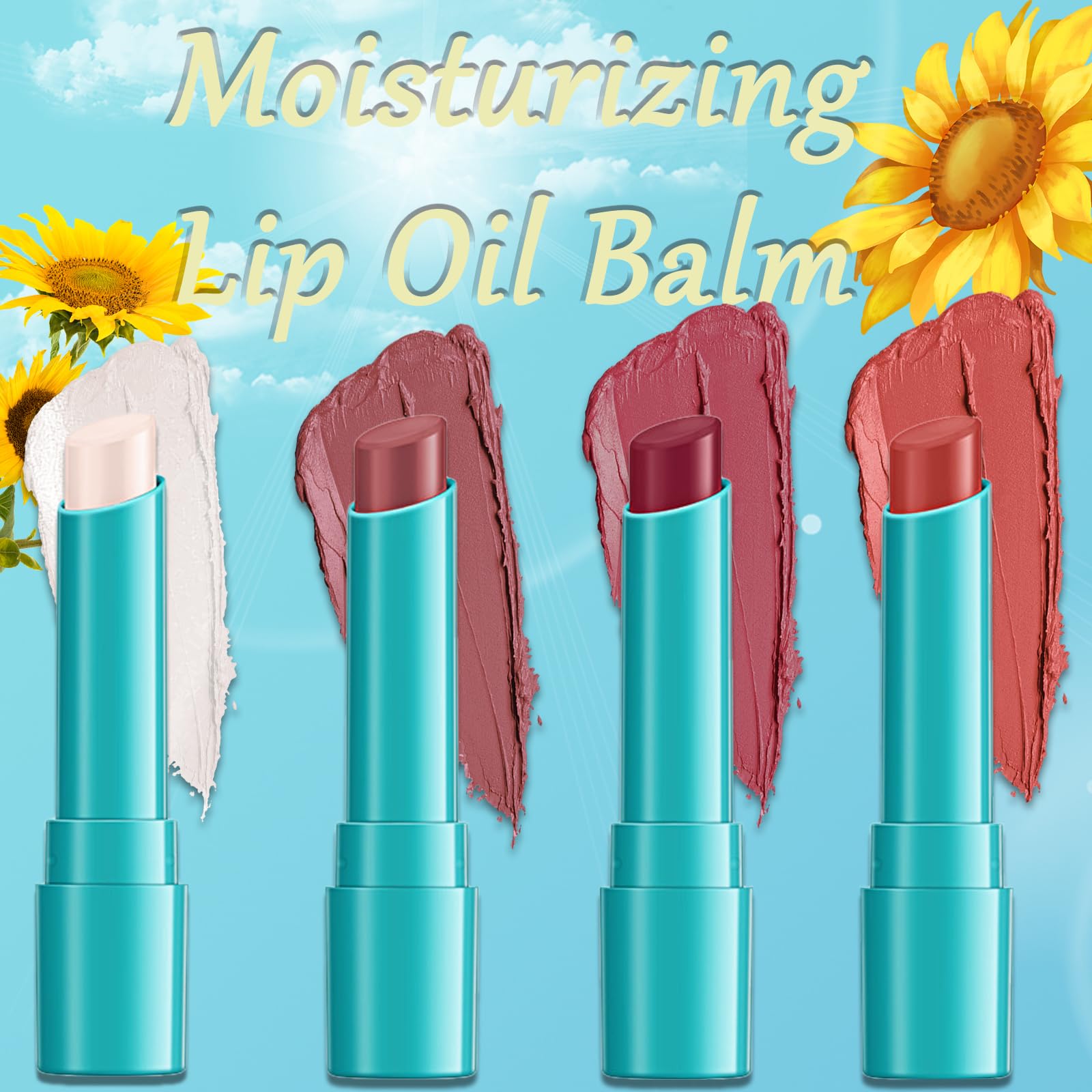 Qawnfy lip oil balm tinted gloss application highlights easy, non-sticky shine