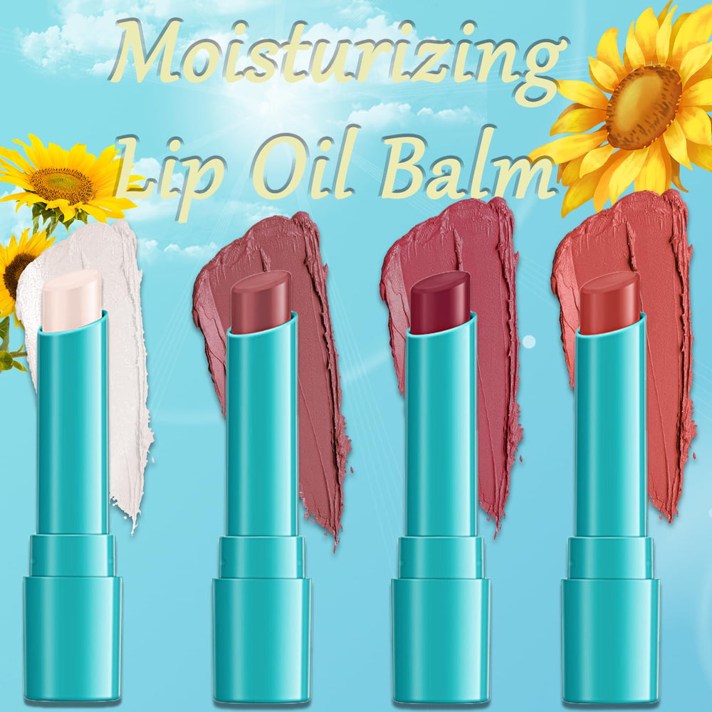 Qawnfy lip oil balm tinted gloss application highlights easy, non-sticky shine