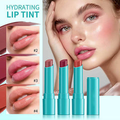Qawnfy lip tint set packaging displays four shades for versatile looks