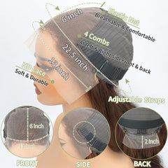 QBRVP pre-plucked cap 22.5 inch emphasizes easy wear and natural fit