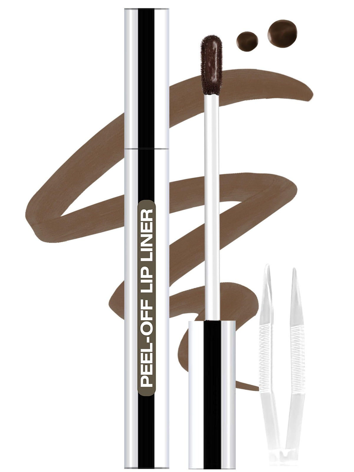 QCMME Lip Stain Espresso packaging highlights premium, long-wear matte lip color.