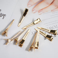 Qearl 120-pack metal clips rust-resistant for salon or home use